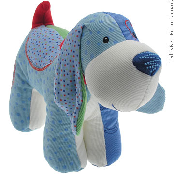 Blue Patchwork Dog | Baby Toys | Baby Gund UK | Teddy Bear Friends