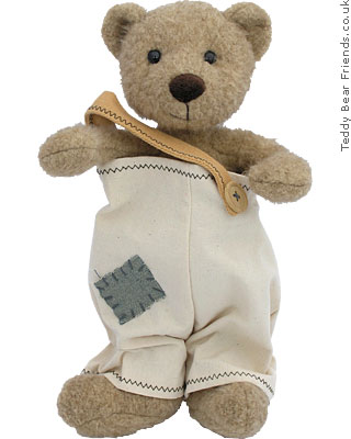 Egmont Teddy Bear in dungarees