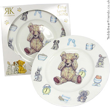 Teddy Time Childrens Plate | Teddy Bear Plate | Roy Kirkham UK | Teddy ...