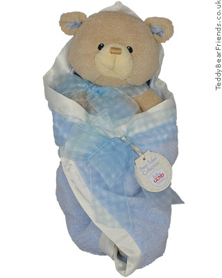 Baby Gund Bear Tales Boy Blanket Bear