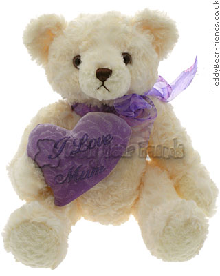 Aurora I Love Mum Teddy Bear