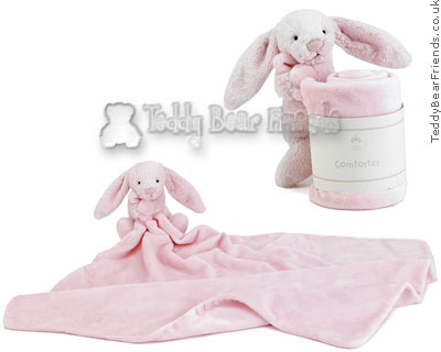 Jellykitten Bashful Pink Bunny Comforter