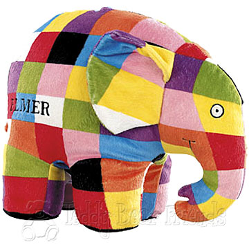 elmer cuddly toy