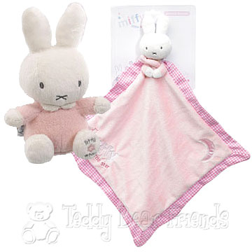 Rainbow Designs Miffy Toy And Comfort Blanket