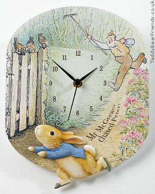 Border Fine Arts Peter Rabbit Clock