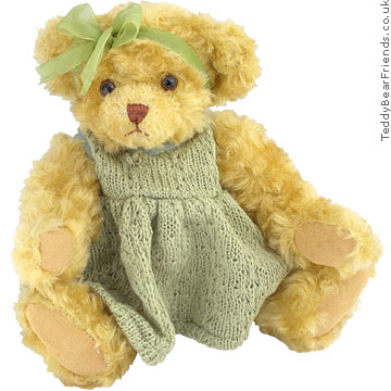 Teddy Hermann Jointed Bear in dress