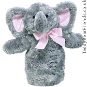 Gund Fluppet hand puppet - Maddy the Elephant