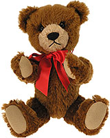 Clemens Spieltiere Little Brown Mohair Bear with growler